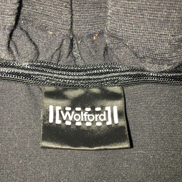 Wolford Ruffle Blouse with Removable Rose Pin - Picture 2 of 8